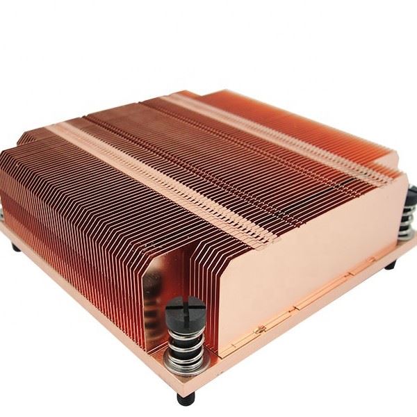 Copper fin heat sink 3