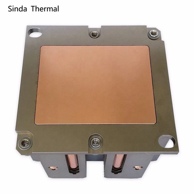 CPU heat sink with heat pipe