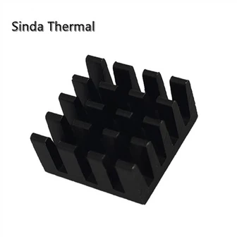 Extrusió de dissipador de calor d'alumini anoditzat