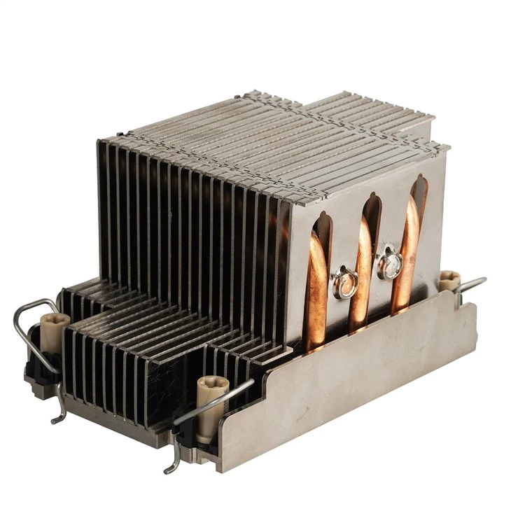 Aluminum Zipper Fin Heat Pipe Heatsink
