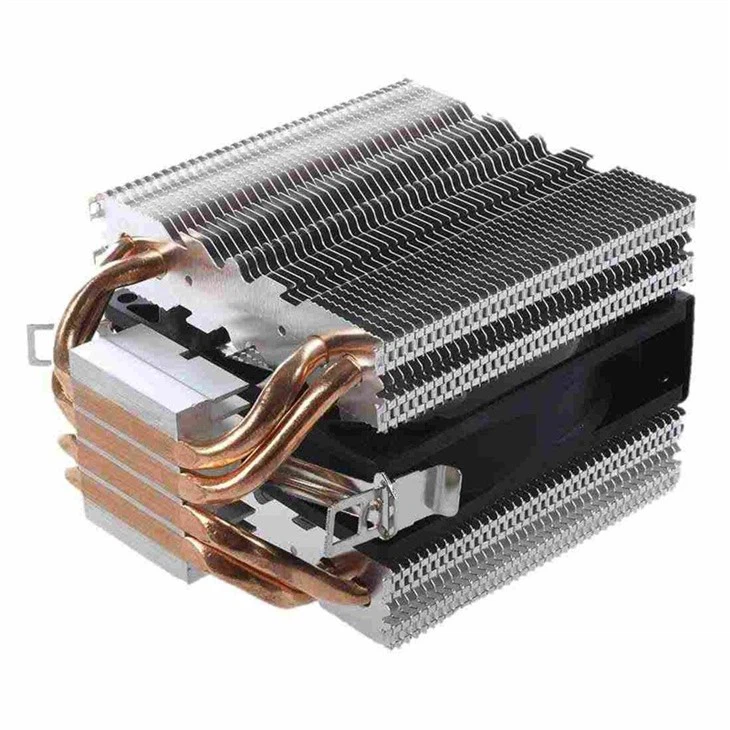 Aluminum Fin Heat Pipe Heatsink For LED
