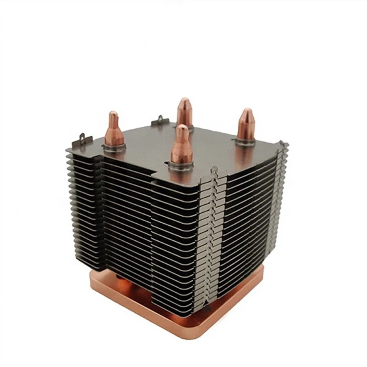 Aluminum Fin Heat Pipe Heatsink For LED