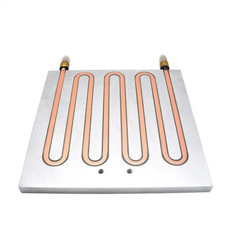 Dissipador de calor de placa freda d'alumini refrigerat per aigua