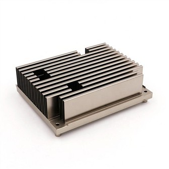 Disipador de calor d'aleta plegada d'alumini amb tubs de calor